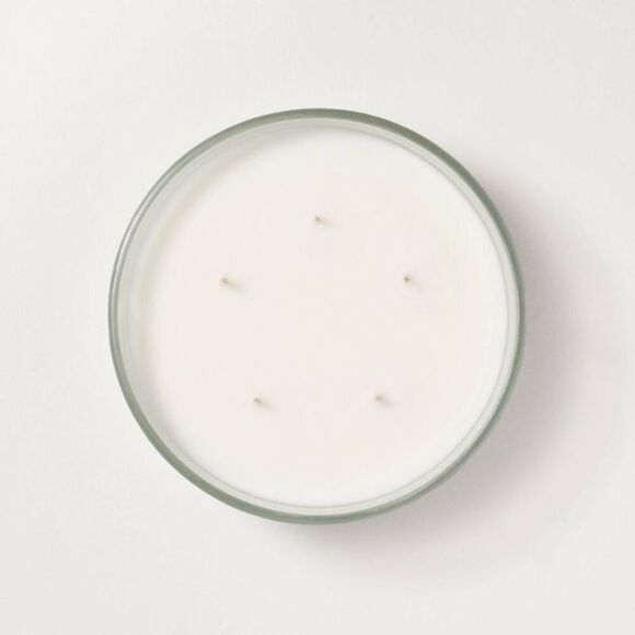 Hearth & Hand Wick Clear Glass Ivy Knob-Lid Jar Candle 28oz - Hearth & H… - Picture 4 of 5